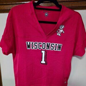 Champion - Badger University of Wisconsin Red Crop Top